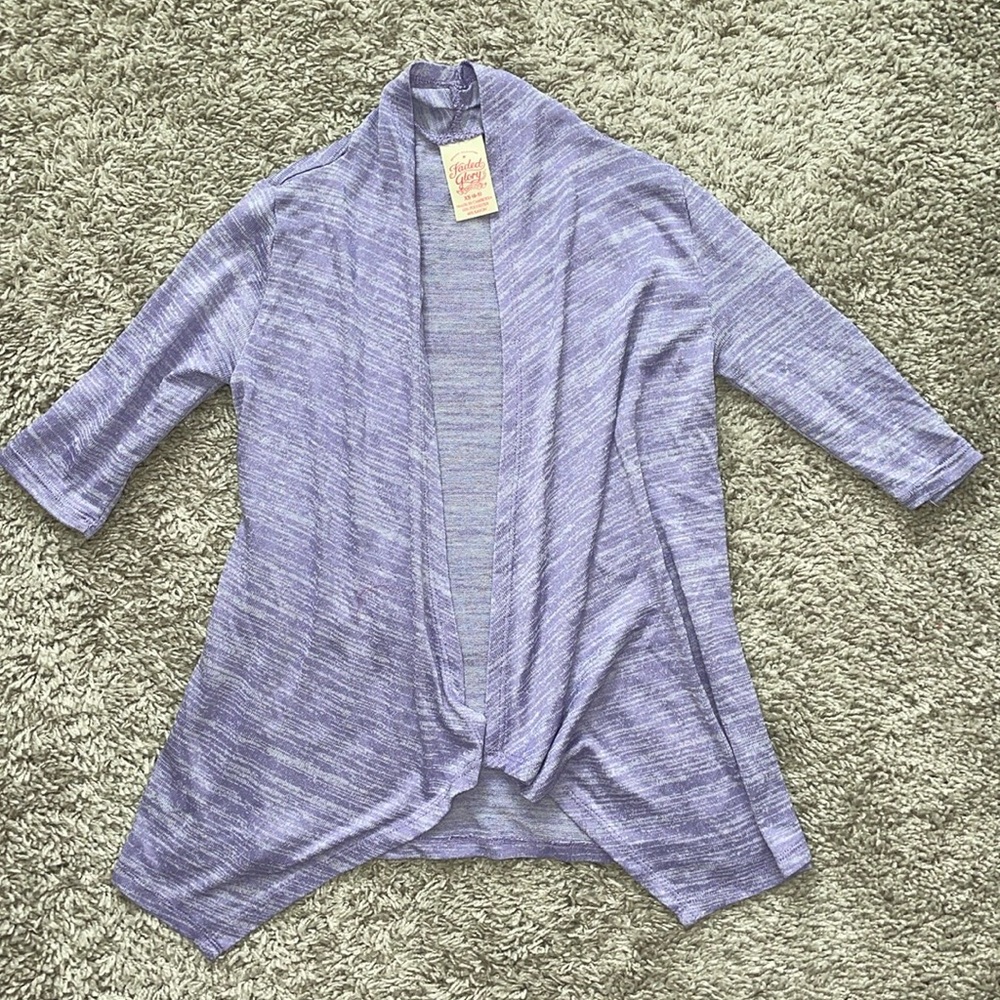 👶🏻5/$10👶🏻 Girls Purple Cardigan